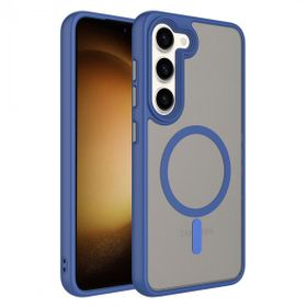 Zore Samsung Galaxy S23 Mat Arka Yüzey Wireless Şarj Flet Magsafe Kapak Cep Telefonu Kılıfı