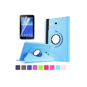 Zore Samsung Galaxy Tab 3 Lite 7.0 T110 Dönebilen Standlı Mavi Kılıf