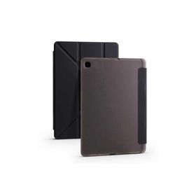 Zore Samsung Galaxy Tab A7 10.4 T500 2020 Tri Folding Kalem Bölmeli Standlı - Siyah Kılıf