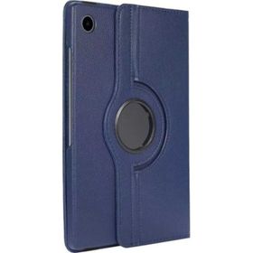 Zore Samsung Galaxy Tab A8 10.5 SM-X200 2021 Dönebilen Standlı - Mavi Kılıf