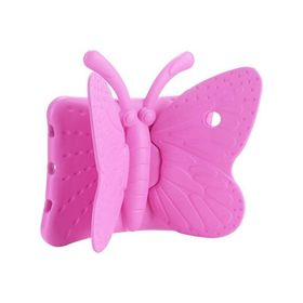 Zore Samsung Galaxy Tab S6 Lite P610 Butterfly Standlı - Pembe Kılıf