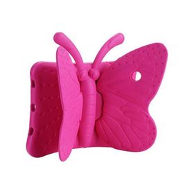 Zore Samsung Galaxy Tab S6 Lite P610 Butterfly Standlı - Pembe Kılıf