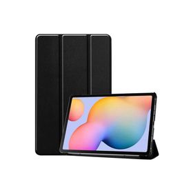 Zore Samsung Galaxy Tab S6 Lite P610 Smart Cover Standlı 1-1 - Siyah Kılıf