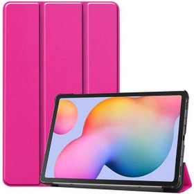 Zore Samsung Galaxy Tab S7 Plus T970 Smart Cover Standlı 1-1 - Pembe Kılıf