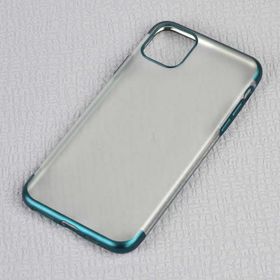Zore SHF02D1101 Apple Iphone 11 Pro Max Dört Köşeli Lazer Silikon Cep Telefonu Kılıf