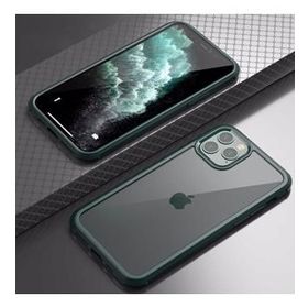 Zore SHF02D1101 Apple Iphone 11 Pro Max Dört Köşeli Lazer Silikon Cep Telefonu Kılıf