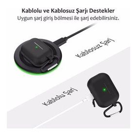 Zore SHF02D4291 Apple Airpods Airbag 11 Silikon Cep Telefonu Kılıf