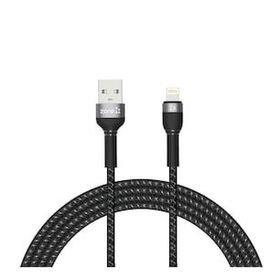 Zore Shira Serisi 2 mt Siyah Lightning USB Kablo