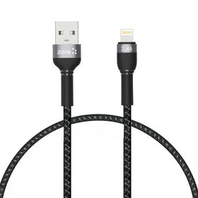 Zore Shira Serisi 30 cm Lightning Siyah USB Kablo