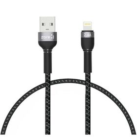 Zore Shira Serisi 30 cm Lightning Siyah USB Kablo