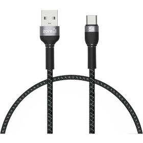 Zore Shira Serisi 30 cm Type-C Siyah USB Kablo