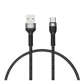 Zore Shira Serisi 30 cm Type-C Siyah USB Kablo
