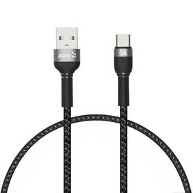 Zore Shira Serisi 30 cm Type-C Siyah USB Kablo