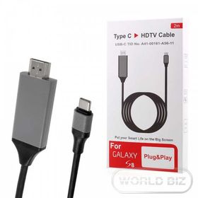 Zore Type-C Kırmızı Kutulu Hdmi Kablo