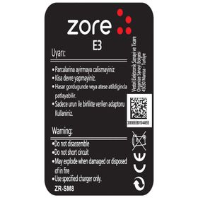 Zore Vestel E3 A Kalite Uyumlu Batarya