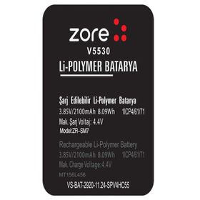 Zore Vestel Venüs 5530 A Kalite Uyumlu Batarya