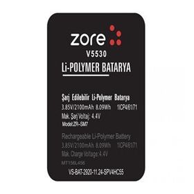 Zore Vestel Venüs 5530 A Kalite Uyumlu Batarya