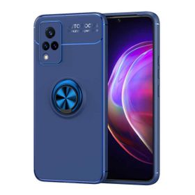 Zore Vivo V21 Manyetik Yüzüklü Ravel Silikon Kılıf
