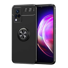 Zore Vivo V21 Manyetik Yüzüklü Ravel Silikon Kılıf