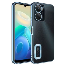 Zore Vivo Y16 Kamera Korumalı Logo Gösteren Omega Kapak Kılıf