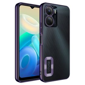 Zore Vivo Y16 Kamera Korumalı Logo Gösteren Omega Kapak Kılıf