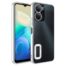 Zore Vivo Y16 Kamera Korumalı Logo Gösteren Omega Kapak Kılıf