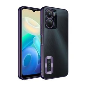 Zore Vivo Y16 Kamera Korumalı Logo Gösteren Omega Kapak Kılıf