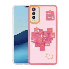Zore Vivo Y20 M-Fit Desenli Kılıf