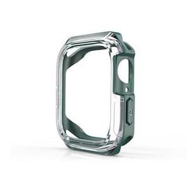 Zore Watch Gard 08 Sert Pc + Silikon Apple Watch 7 45 mm Akıllı Saat Koruyucu