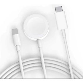Zore Wireless To Lightning Type C 1.2 mt Beyaz Şarj Kablosu