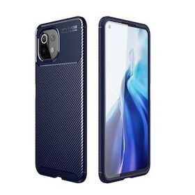 Zore Xiaomi Mi 11 Lite Karbon Tasarım Negro Silikon Cep Telefonu Kılıfı