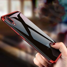 Zore Xiaomi Mi 9 Lite Dört Köşeli Lazer Silikon Kılıf