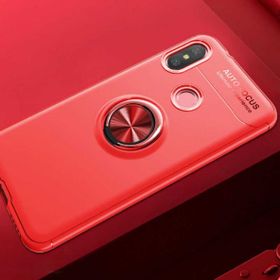 Zore Xiaomi Mi A2 Lite Manyetik Yüzüklü Ravel Silikon Kılıf
