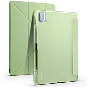 Zore Xiaomi Mi Pad 5 Standlı Tri Folding Kalemlikli Silikon Smart Cover Yeşil Tablet Kılıfı