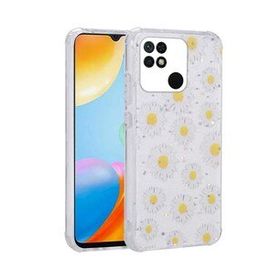 Zore Xiaomi Poco C40 Simli Desenli Kamera Korumalı Parlak Popy Kapak Kılıf