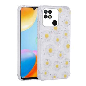 Zore Xiaomi Poco C40 Simli Desenli Kamera Korumalı Parlak Popy Kapak Kılıf