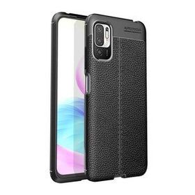 Zore Xiaomi Poco M3 Pro Deri Görünümlü Niss Silikon Cep Telefonu Kılıfı