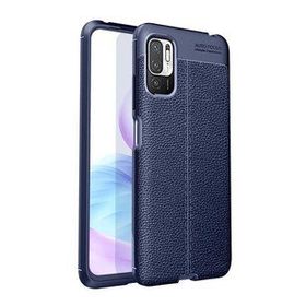 Zore Xiaomi Poco M3 Pro Deri Görünümlü Niss Silikon Cep Telefonu Kılıfı