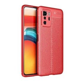 Zore Xiaomi Poco X3 GT Deri Görünümlü Niss Silikon Cep Telefonu Kılıfı