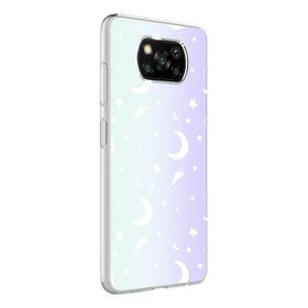Zore Xiaomi Poco X3 M-Blue Desenli Kılıf