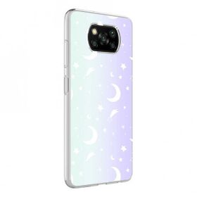 Zore Xiaomi Poco X3 M-Blue Desenli Kılıf