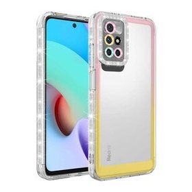 Zore Xiaomi Redmi 10 Simli ve Renk Geçiş Tasarımlı Lens Korumalı Park Kapak Kılıf
