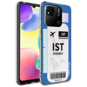 Zore Xiaomi Redmi 10C Airbag Kenarlı Renkli Desenli Silikon Elegans Kapak Kılıf