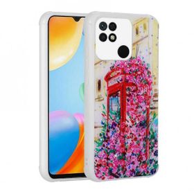 Zore Xiaomi Redmi 10C Simli Desenli Kamera Korumalı Parlak Popy Kapak Kılıf
