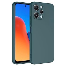 Zore Xiaomi Redmi 12 Mara Lansman Kapak Koyu Yeşil Cep Telefonu Kılıfı