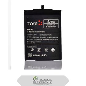 Zore Xiaomi Redmi 3 Pro Tam Orjinal Batarya