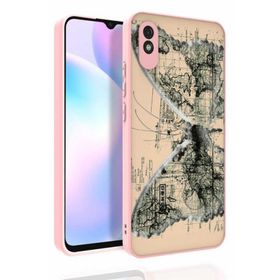 Zore Xiaomi Redmi 9A Desenli Kamera Korumalı Parlak Nora Kapak Kılıf