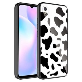 Zore Xiaomi Redmi 9A Kamera Korumalı Desenli Sert Silikon Epoksi Kapak Kılıf