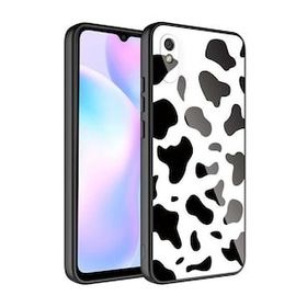 Zore Xiaomi Redmi 9A Kamera Korumalı Desenli Sert Silikon Epoksi Kapak Kılıf