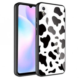 Zore Xiaomi Redmi 9A Kamera Korumalı Desenli Sert Silikon Epoksi Kapak Kılıf